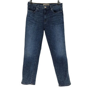 Hudson Nico Straight Ankle Jeans Mid Rise Journey Home Dark Wash Denim